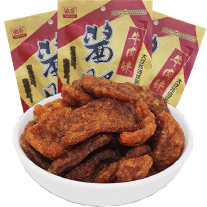 80g禛香肥牛味大豆素肉 80g